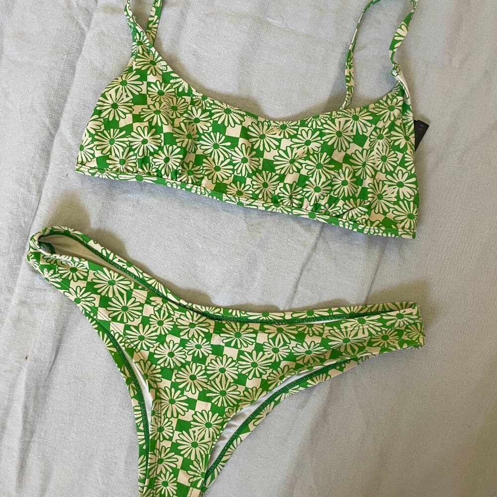Out From Under Green Bikini Large